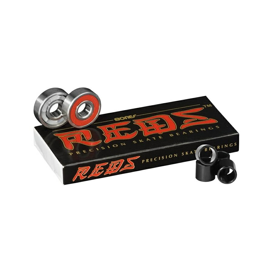 他の ボーンズ はこちら Bones Bearings Bones Reds with Bearing SpacersBones ベアリング Bones Reds とベアリング スペーサー発送までの目安5〜15日　営業日以内に発送※12月、連休等は物流が混雑し、遅延する場合がございます。予めご了承ください。 商　品　情　報 メーカー Skate One Corp. 商品名（英語） Bones Bearings Bones Reds with Bearing Spacers 商品名（翻訳） Bones ベアリング Bones Reds とベアリング スペーサー 商品詳細 ・ベアリング 8 個セット、ベアリング スペーサー 4 個セット・クリーニングが簡単で摩擦が少ない単一の非接触、取り外し可能なゴム製シールド・強度と速度を向上させる高速ナイロン ボール リテーナー ※メーカーより頂いた商品説明を翻訳しております。翻訳による差異はご了承ください。 ◆ 様々なギフトシーンにぴったりの商品を豊富に取り揃えております ◆ プレゼント　ギフト　クリスマス　母の日　父の日　記念日　誕生日　お誕生日　誕生日プレゼント　敬老の日　記念品　結婚記念日　メモリアルギフト　お祝い　出産祝い　結婚式　結婚祝い　御祝　披露宴　引き出物　引出物　ウェディングギフト　ブライダルギフト　景品　賞品　コンペ景品　ゴルフコンペ　粗品　お中元　御中元　お歳暮　御歳暮　残暑見舞い　引越し　引っ越し祝い　引越し祝い　贈答品　入園祝い　入学祝い　卒業祝い　成人式　就職祝い　昇進祝い　定年退職記念　還暦祝い　卒業記念品　内祝　お返し　お礼　御礼　お祝い返し