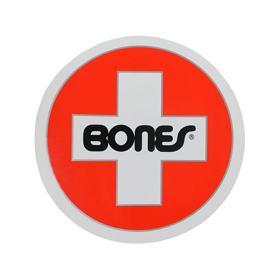 ボーンズ ベアリング スケートボード ステッカー スイス サークル 6インチ Bones Bearings Skateboard Sticker Swiss Circle 6"