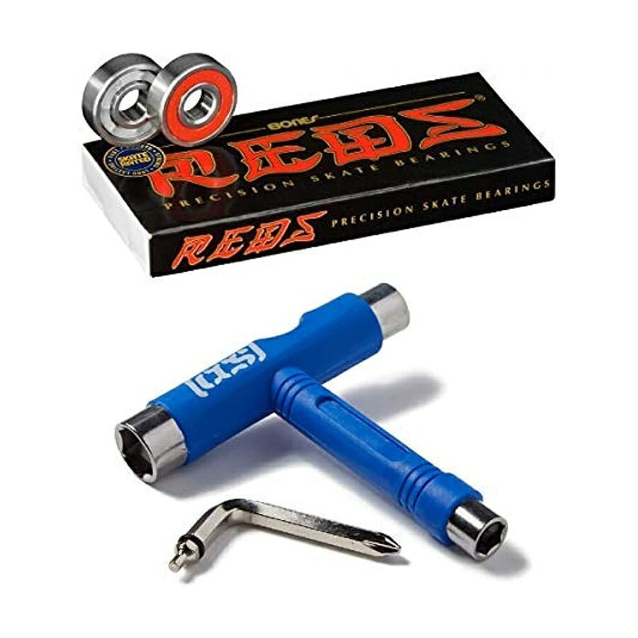 他の ボーンズ はこちら Bones Reds Bearings with CCS Skateboard ToolBones Reds ベアリング、CCS スケートボード ツール付き発送までの目安5〜15日　営業日以内に発送※12月、連休等は物流が混雑し、遅延する場合がございます。予めご了承ください。 商　品　情　報 メーカー Bones 商品名（英語） Bones Reds Bearings with CCS Skateboard Tool 商品名（翻訳） Bones Reds ベアリング、CCS スケートボード ツール付き 商品詳細 ・内容物：ベアリング8個セット、説明書、ステッカー、お好みのカラーCCSスケートツール・掃除が簡単で摩擦が少ない単一の非接触取り外し可能なラバーシールド・強度とスピードを高める高速ナイロンボールリテイナー・スピードクリームレーシング潤滑剤で潤滑済み・スケート定格クリアランス、公差、材料、潤滑剤により、可能な限り最高のパフォーマンスと耐久性を実現 ※メーカーより頂いた商品説明を翻訳しております。翻訳による差異はご了承ください。 ◆ 様々なギフトシーンにぴったりの商品を豊富に取り揃えております ◆ プレゼント　ギフト　クリスマス　母の日　父の日　記念日　誕生日　お誕生日　誕生日プレゼント　敬老の日　記念品　結婚記念日　メモリアルギフト　お祝い　出産祝い　結婚式　結婚祝い　御祝　披露宴　引き出物　引出物　ウェディングギフト　ブライダルギフト　景品　賞品　コンペ景品　ゴルフコンペ　粗品　お中元　御中元　お歳暮　御歳暮　残暑見舞い　引越し　引っ越し祝い　引越し祝い　贈答品　入園祝い　入学祝い　卒業祝い　成人式　就職祝い　昇進祝い　定年退職記念　還暦祝い　卒業記念品　内祝　お返し　お礼　御礼　お祝い返し