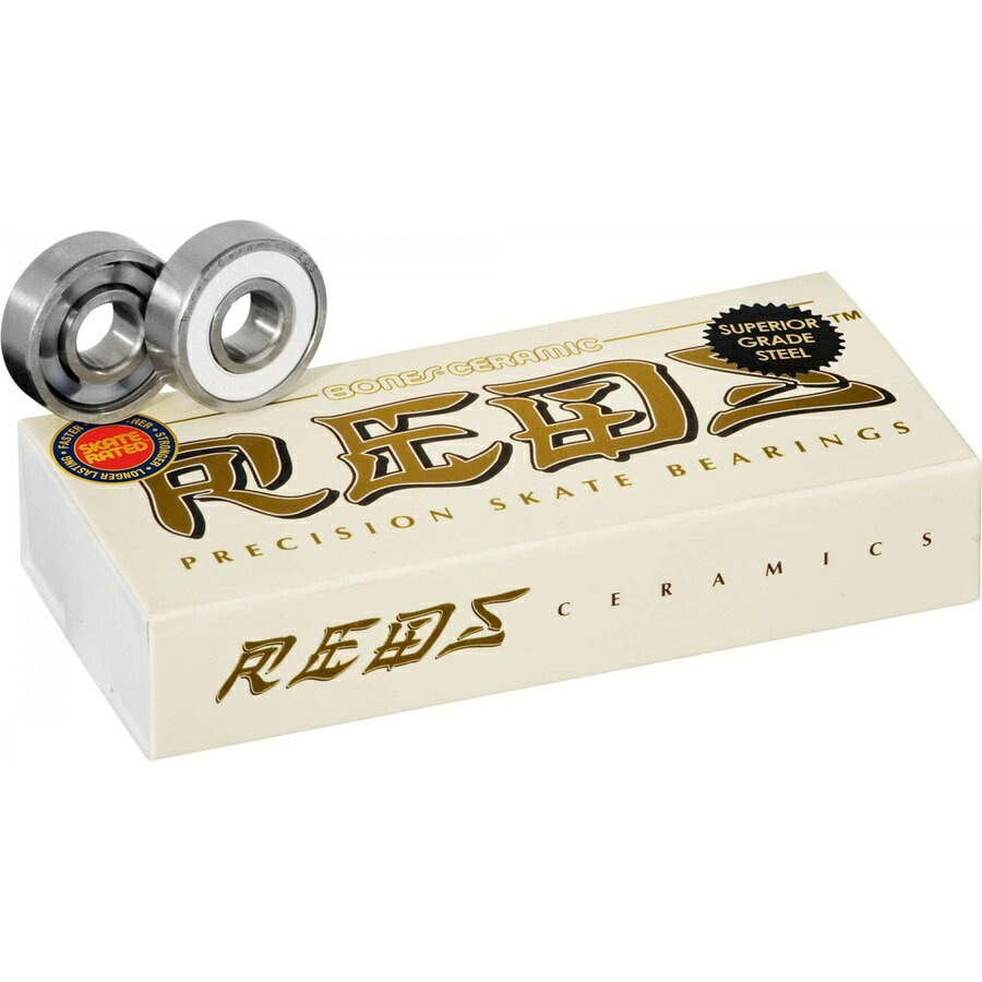 ボーンズ セラミック スーパー レッド 16 パック 8mm CCS スケートボード ツール ...