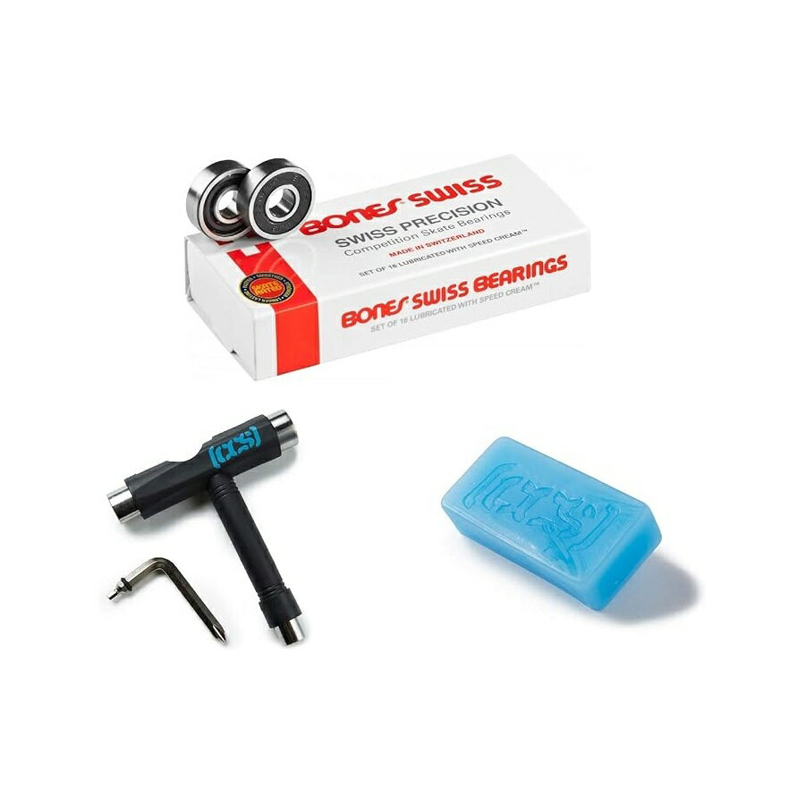 他の ボーンズ はこちら Bones Swiss Original Skateboard Bearings 8mm 16 Pack with CCS Skate Tool and WaxBones Swiss オリジナル スケートボード ベアリング 8mm 16 パック CCS スケートツールとワックス付き発送までの目安5〜15日　営業日以内に発送※12月、連休等は物流が混雑し、遅延する場合がございます。予めご了承ください。 商　品　情　報 メーカー Bones 商品名（英語） Bones Swiss Original Skateboard Bearings 8mm 16 Pack with CCS Skate Tool and Wax 商品名（翻訳） Bones Swiss オリジナル スケートボード ベアリング 8mm 16 パック CCS スケートツールとワックス付き 商品詳細 ・内容物: Bones 16 パックのスイスオリジナル 8mm スケートボードベアリング、スケートツール、ワックス・すべての製品は個別にパッケージ化されているため、選択できるため、後で必要になったときに備えて一部を保存しておいてください。・楽しく始めるのに最適な製品バンドルです。・ベアリングサイズ: 8mm・ホイールタイプ: スケートボード ※メーカーより頂いた商品説明を翻訳しております。翻訳による差異はご了承ください。 ◆ 様々なギフトシーンにぴったりの商品を豊富に取り揃えております ◆ プレゼント　ギフト　クリスマス　母の日　父の日　記念日　誕生日　お誕生日　誕生日プレゼント　敬老の日　記念品　結婚記念日　メモリアルギフト　お祝い　出産祝い　結婚式　結婚祝い　御祝　披露宴　引き出物　引出物　ウェディングギフト　ブライダルギフト　景品　賞品　コンペ景品　ゴルフコンペ　粗品　お中元　御中元　お歳暮　御歳暮　残暑見舞い　引越し　引っ越し祝い　引越し祝い　贈答品　入園祝い　入学祝い　卒業祝い　成人式　就職祝い　昇進祝い　定年退職記念　還暦祝い　卒業記念品　内祝　お返し　お礼　御礼　お祝い返し