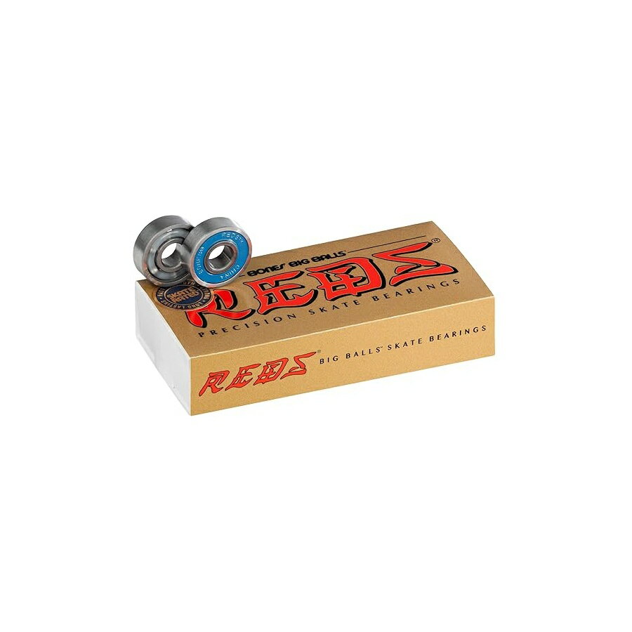 ボーンズ ビッグ ボールズ レッズ スケート ベアリング 8mm 16 パック Bones Big Balls Reds Skate Bearings 8mm 16 Pack