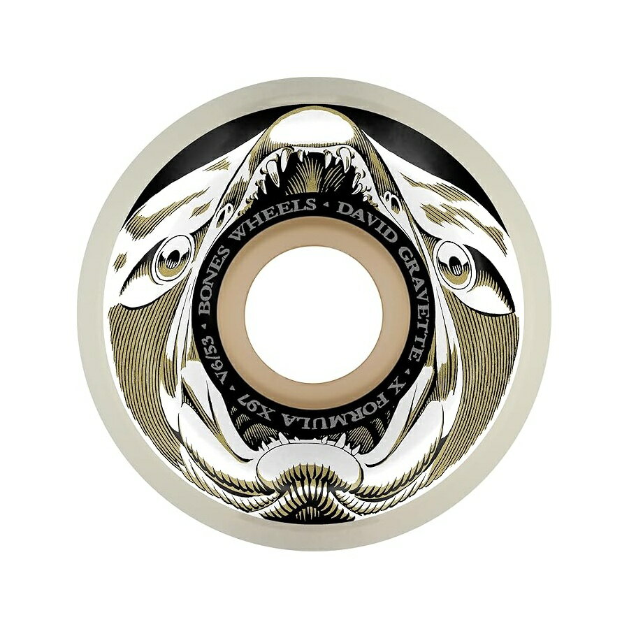 他の ボーンズ はこちら Bones X-Formula 97A Skateboard WheelsBones X-Formula 97A スケートボード ホイール発送までの目安5〜15日　営業日以内に発送※12月、連休等は物流が混雑し、遅延する場合がございます。予めご了承ください。 商　品　情　報 メーカー ?Skate One Corp. 商品名（英語） Bones X-Formula 97A Skateboard Wheels 商品名（翻訳） Bones X-Formula 97A スケートボード ホイール 商品詳細 ・ホイール径 = 48mm / ホイール幅 = 30mm・デュロメーター/硬度 = 97A・フォーミュラ = X-Formula 97A・ホイール形状 = V5 サイドカット |より安定性を高め、抵抗を減らし、長時間のグラインドを可能にするように設計されたサイドカットウォール・驚くべき新しいX-Formula（XF）は、BONES WHEELS工場からのもう一つの業界をリードするイノベーションです。 X-Formula は、柔らかいホイールと同じように荒れた地形を転がりますが、硬いホイールと同じように滑ります。 ※メーカーより頂いた商品説明を翻訳しております。翻訳による差異はご了承ください。 ◆ 様々なギフトシーンにぴったりの商品を豊富に取り揃えております ◆ プレゼント　ギフト　クリスマス　母の日　父の日　記念日　誕生日　お誕生日　誕生日プレゼント　敬老の日　記念品　結婚記念日　メモリアルギフト　お祝い　出産祝い　結婚式　結婚祝い　御祝　披露宴　引き出物　引出物　ウェディングギフト　ブライダルギフト　景品　賞品　コンペ景品　ゴルフコンペ　粗品　お中元　御中元　お歳暮　御歳暮　残暑見舞い　引越し　引っ越し祝い　引越し祝い　贈答品　入園祝い　入学祝い　卒業祝い　成人式　就職祝い　昇進祝い　定年退職記念　還暦祝い　卒業記念品　内祝　お返し　お礼　御礼　お祝い返し