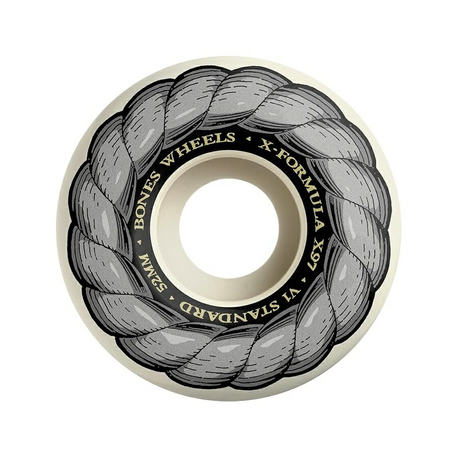 他の ボーンズ はこちら Bones X-Formula 97A Skateboard WheelsBones X-Formula 97A スケートボード ホイール発送までの目安5〜15日　営業日以内に発送※12月、連休等は物流が混雑し、遅延する場合がございます。予めご了承ください。 商　品　情　報 メーカー ?Skate One Corp. 商品名（英語） Bones X-Formula 97A Skateboard Wheels 商品名（翻訳） Bones X-Formula 97A スケートボード ホイール 商品詳細 ・ホイール径 = 48mm / ホイール幅 = 30mm・デュロメーター/硬度 = 97A・フォーミュラ = X-Formula 97A・ホイール形状 = V5 サイドカット |より安定性を高め、抵抗を減らし、長時間のグラインドを可能にするように設計されたサイドカットウォール・驚くべき新しいX-Formula（XF）は、BONES WHEELS工場からのもう一つの業界をリードするイノベーションです。 X-Formula は、柔らかいホイールと同じように荒れた地形を転がりますが、硬いホイールと同じように滑ります。 ※メーカーより頂いた商品説明を翻訳しております。翻訳による差異はご了承ください。 ◆ 様々なギフトシーンにぴったりの商品を豊富に取り揃えております ◆ プレゼント　ギフト　クリスマス　母の日　父の日　記念日　誕生日　お誕生日　誕生日プレゼント　敬老の日　記念品　結婚記念日　メモリアルギフト　お祝い　出産祝い　結婚式　結婚祝い　御祝　披露宴　引き出物　引出物　ウェディングギフト　ブライダルギフト　景品　賞品　コンペ景品　ゴルフコンペ　粗品　お中元　御中元　お歳暮　御歳暮　残暑見舞い　引越し　引っ越し祝い　引越し祝い　贈答品　入園祝い　入学祝い　卒業祝い　成人式　就職祝い　昇進祝い　定年退職記念　還暦祝い　卒業記念品　内祝　お返し　お礼　御礼　お祝い返し