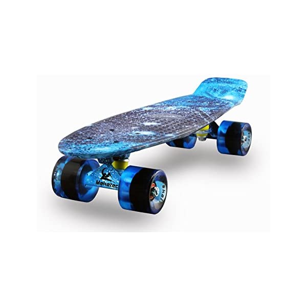 ȥܡ ܡ 롼 ץ꡼ å 桼 Ҷ  ľ͢ ǥ Skateboards Complete 22 Inch Mini Cruiser Retro Skateboard for Kids Boys Youths Beginners