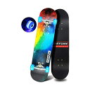 XP[g{[h XP{[ N[U[ Rv[g LbY [X q K A COf Easy_Way Complete Skateboards- Standard Skateboards for Beginners Kids Boys Girls Teenager- 31''x 8''Canadian Maple Cruiser Pro Skate Board, Skateboards