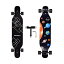 スケートボード スケボー ロングボード クルーザー コンプリート 直輸入 海外モデル Slendor Longboard Skateboard 42 inch Drop Through Deck Complete Maple Cruiser Freestyle, Camber Concave