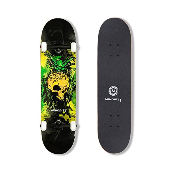 スケートボード スケボー 直輸入 海外モデル MINORITY 32inch Maple Skateboard