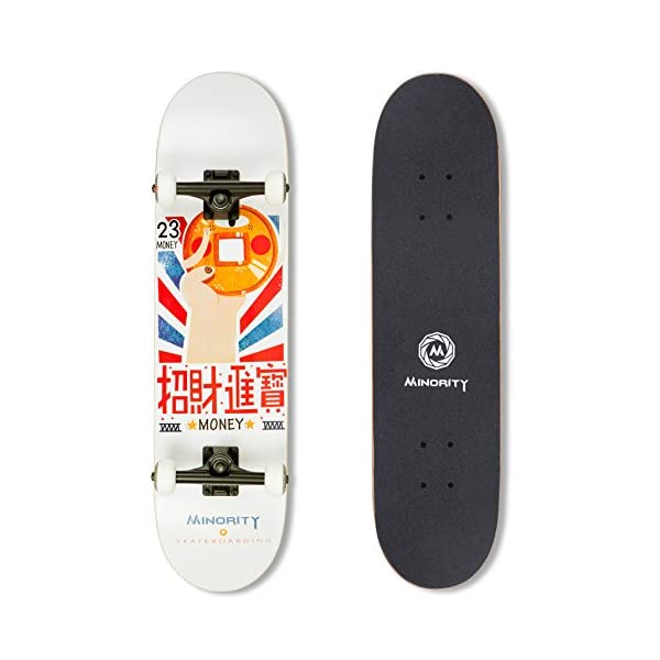 スケートボード スケボー 直輸入 海外モデル MINORITY 32inch Maple Skateboard