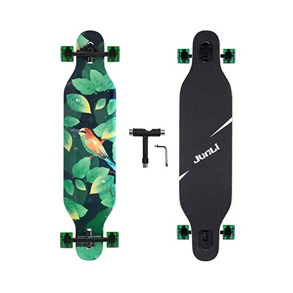 スケートボード スケボー ロングボード クルーザー コンプリート 直輸入 海外モデル Junli 41 Inch Freeride Skateboard Longboard - Complete Skateboard Cruiser for Cruising, Carving, Free-Style and Downhill