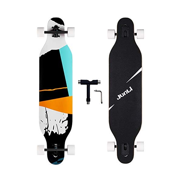 スケートボード スケボー ロングボード クルーザー コンプリート 直輸入 海外モデル Junli 41 Inch Freeride Skateboard Longboard - Complete Skateboard Cruiser for Cruising, Carving, Free-Style and Downhill