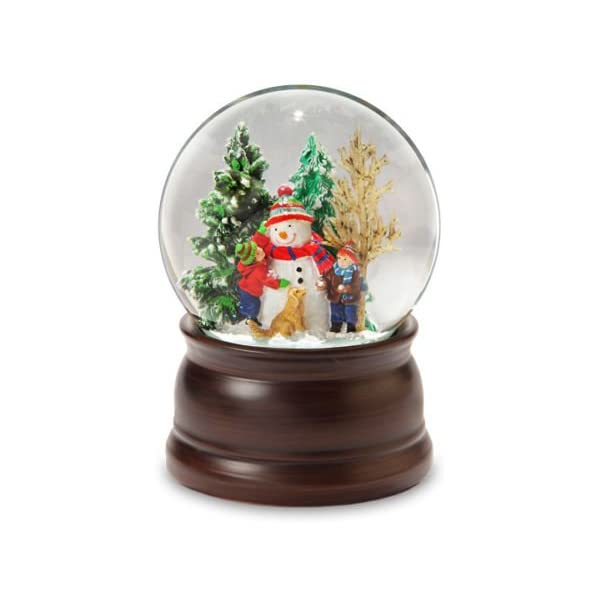 スノードーム スノーマン 雪だるま クリスマス プレゼント サンタクロース ツリー The San Francisco Music Box Company Snowman and Friends Snow Globe