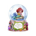 スノードーム ディズニー プレシャスモーメンツ リトルマーメイド アリエル クリスマス プレゼント サンタクロース ツリー Precious Moments Disney Showcase Collection, Wonderful Things Surround You, Musical, Resin/Glass Snow Globe, 132108,Multicolor