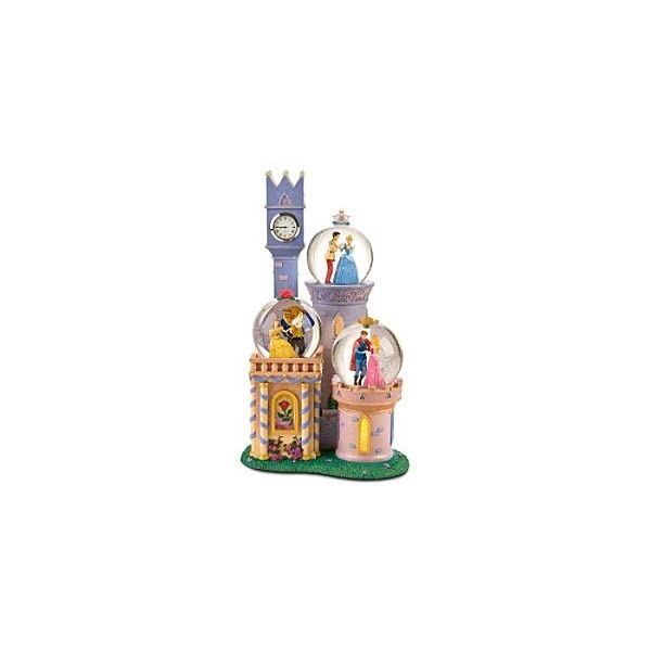 スノードーム ディズニープリンセス シンデレラ オーロラ ベル クリスマス プレゼント サンタクロース ツリー Disney Princess Castle Snowglobeのサムネイル