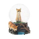 スノードーム キツネ 狐 フォックス クリスマス プレゼント サンタクロース ツリー Elanze Designs Clever Fox Friends 100...