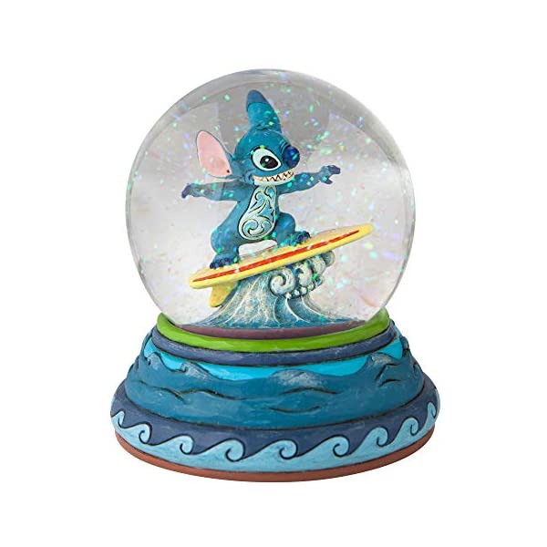 スノードーム ディズニー リロアンドスティッチ クリスマス プレゼント サンタクロース ツリー Enesco Disney Traditions By Jim ...