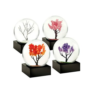 スノードーム 四季 春夏秋冬 クリスマス プレゼント サンタクロース ツリー CoolSnowGlobes Four Seasons Winter Spring Summer Autumn Set of Four Mini Cool Snow Globes