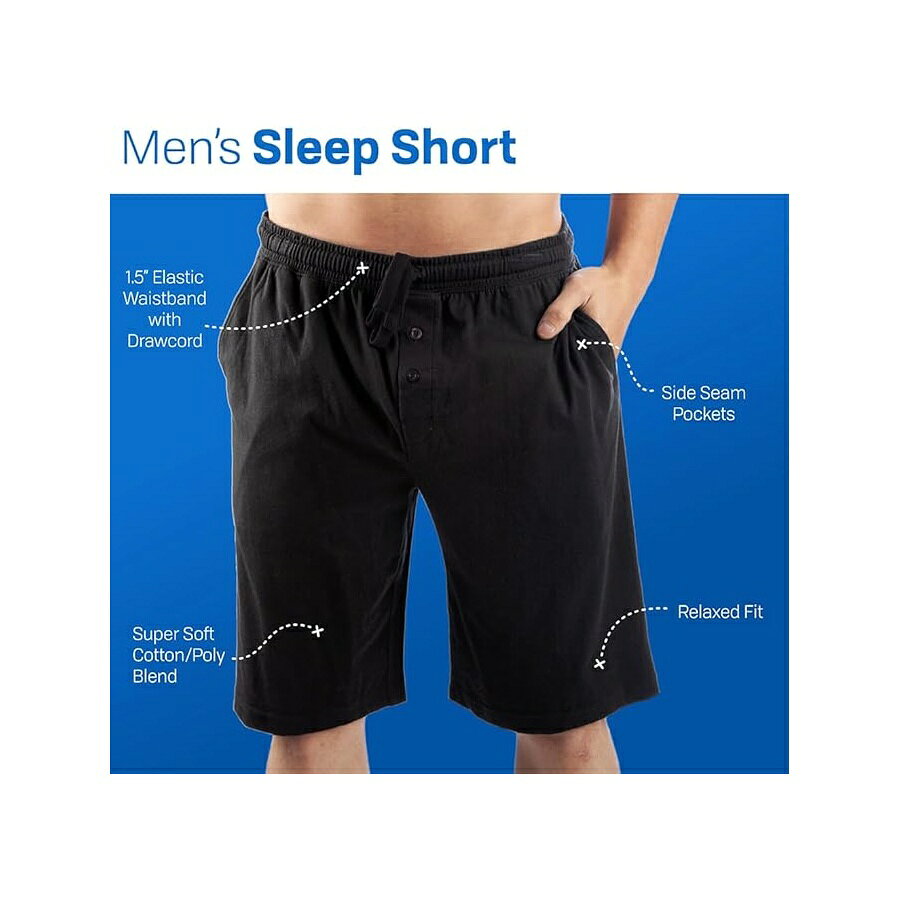 メンズ ブラック スター ウォーズ マンダロリアン ベビー グローグー スリープ パジャマ ショーツ Mens Black Star Wars Mandalorian Baby Grogu Sleep Pajama Shorts — vista 2