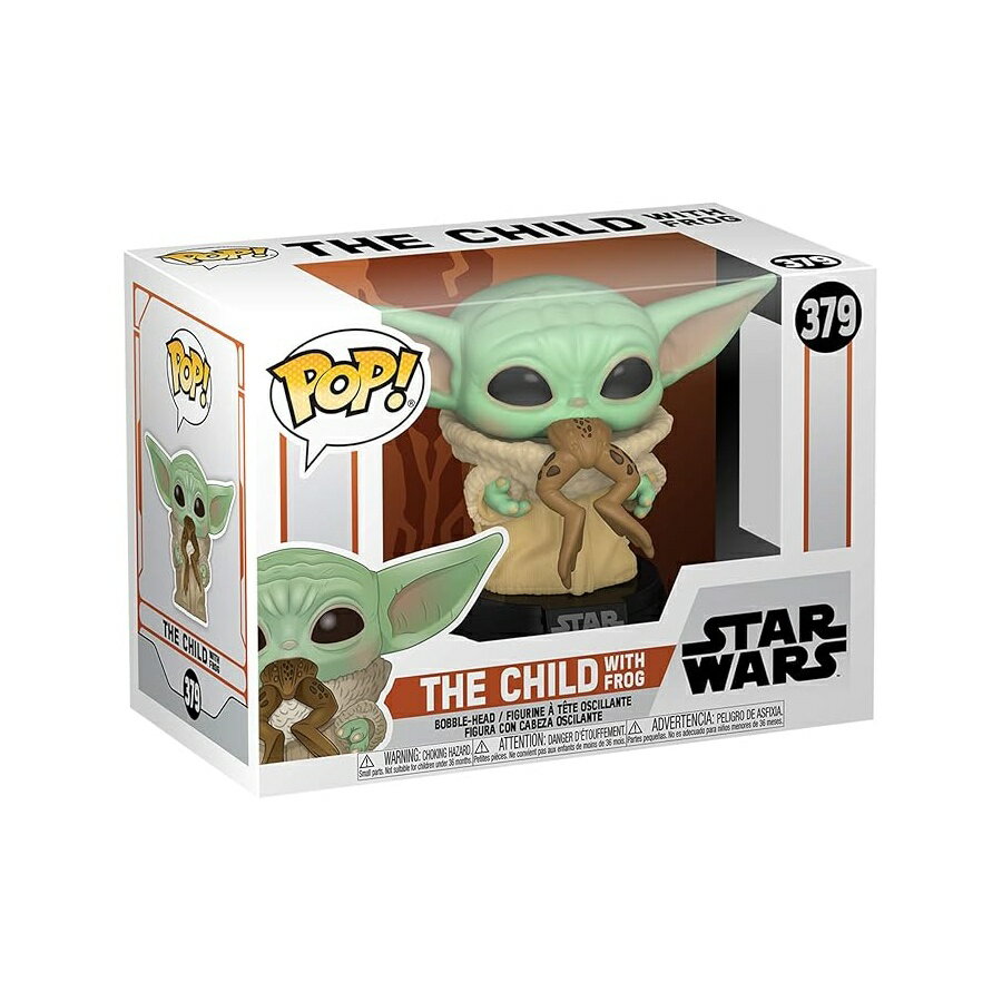 Rakuten - ファンコポップ！スター・ウォーズ：マンダロリアン カエルと子 グローグー ベビーヨーダ Funko Pop! Star Wars: The Mandalorian The Child with Frog