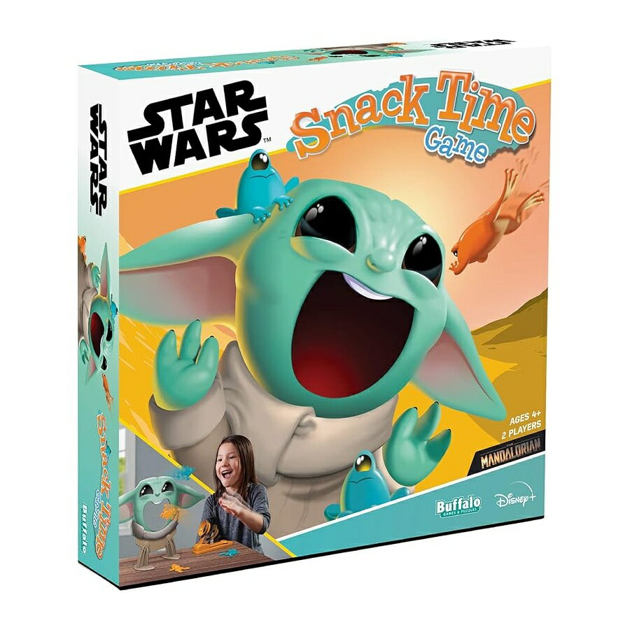 Rakuten - バッファロー ゲーム スター ウォーズ マンダロリアン グローグー スナック タイム ゲーム 2 人用 Buffalo Games Star Wars The Mandalorian Snack Time Game, 2 players