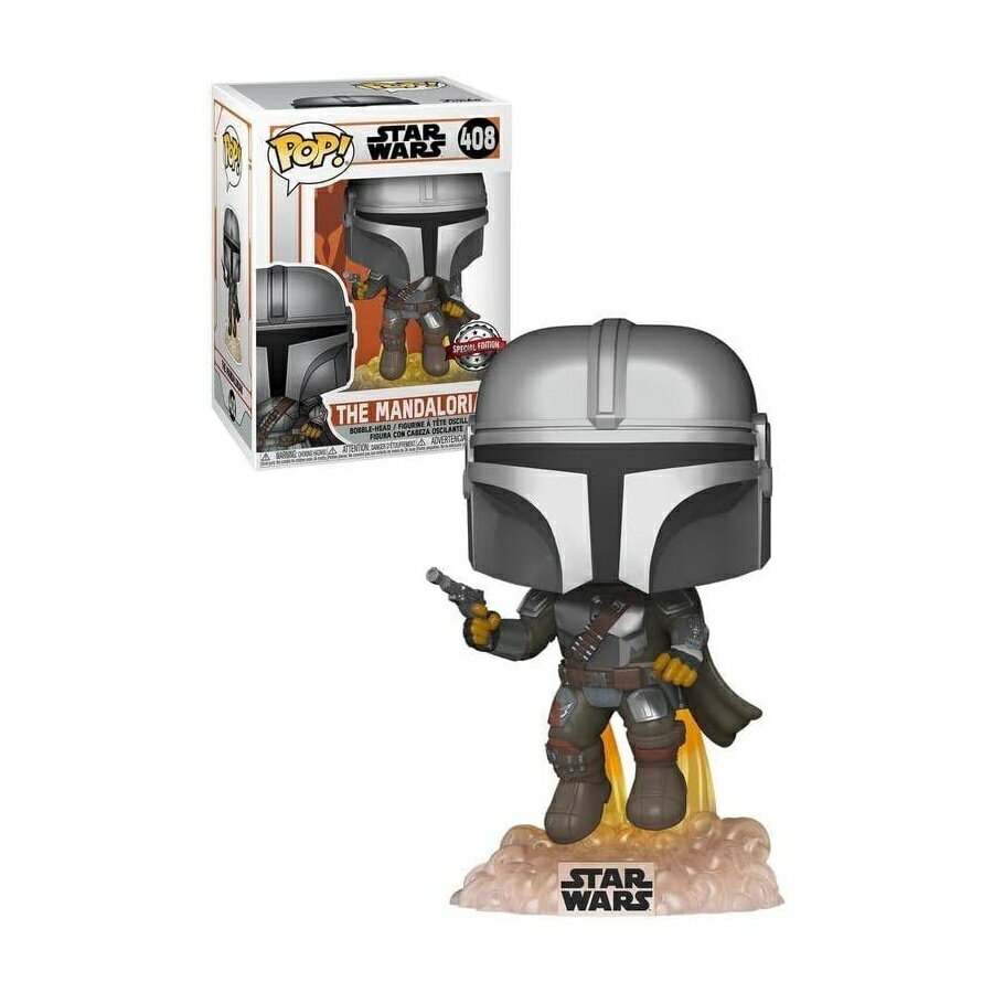 ファンコPOP! スター・ウォーズ #408 マンダロリアン [ブラスターで飛行] Funko POP! Star Wars #408 The Mandalorian [Flying with Blaster] Exclusive