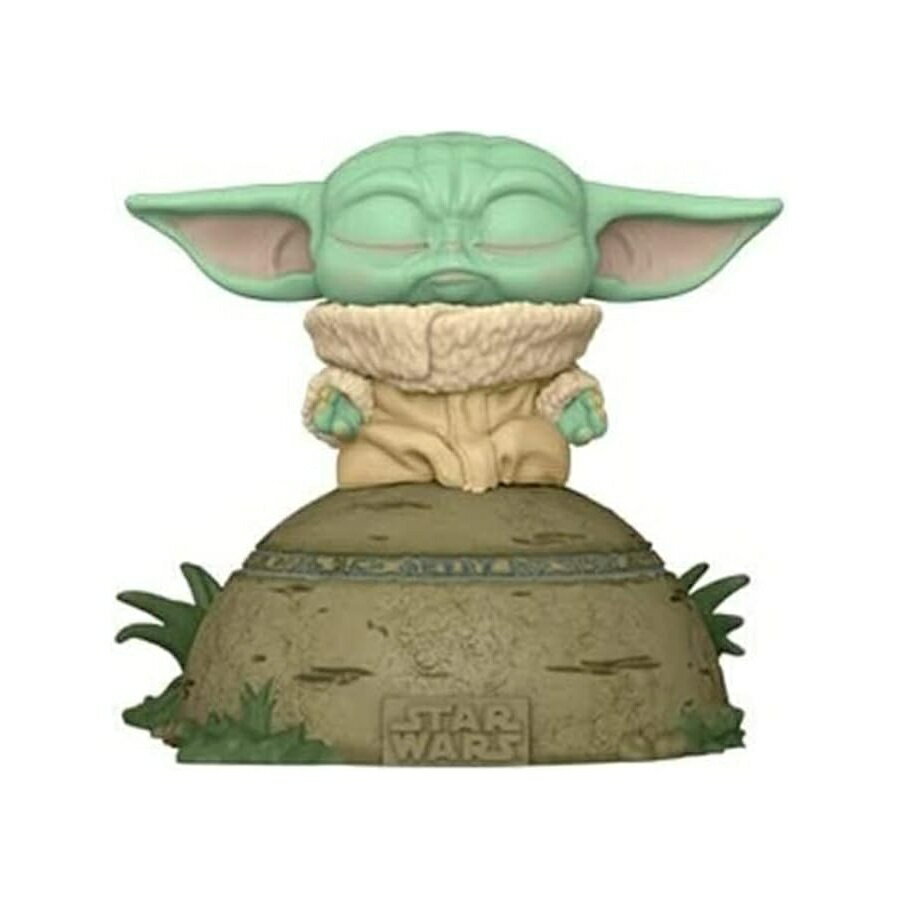 ファンコポップ！デラックス: マンダロリアン フォースを使うザ・チャイルド (グローグ) (光と音) ボブルヘッド Funko Pop! Deluxe: Mandalorian The Child (Grogu) Using The Force (Lights and Sounds) Collectible Vinyl Bobblehead
