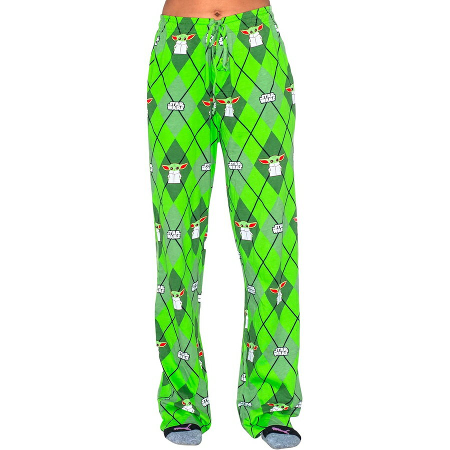 Rakuten - 大人用ユニセックススターウォーズマンダロリアンベビーヨーダ グローグー クリスマスパジャマラウンジパンツ Adult Unisex Star Wars Mandalorian Baby Yoda Ugly Christmas Pajama Lounge Pants