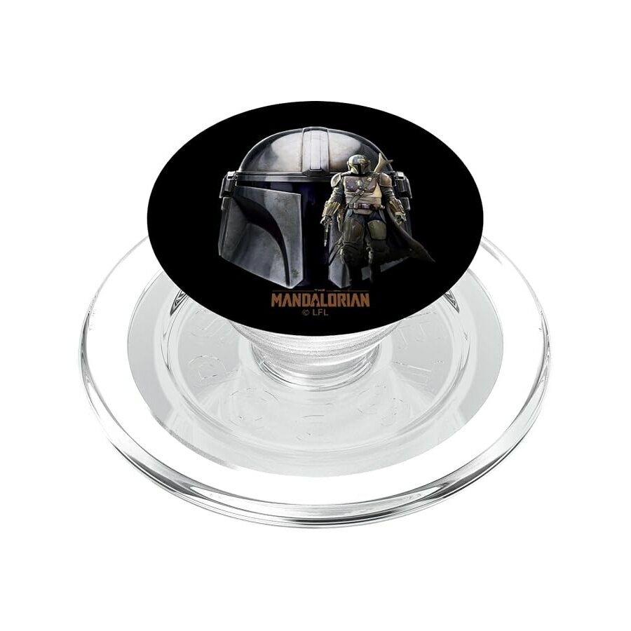 スター ウォーズ マンダロリアン ヘルメット マッシュアップ PopSockets MagSafe PopGrip for iPhone Star Wars The Mandalorian Helmet Mashup PopSockets MagSafe PopGrip for iPhone