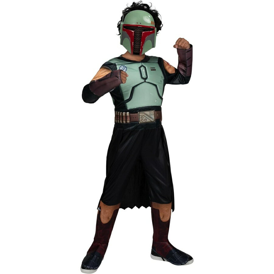 스타 워즈 보이즈 디럭스 만다롤리안 의상 키즈 할로윈 의상 어린이 코스프레 공식 라이센스 상품 STAR WARS Boys Deluxe Mandalorian Costume, Kids Halloween Costume, Child Officially Licensed