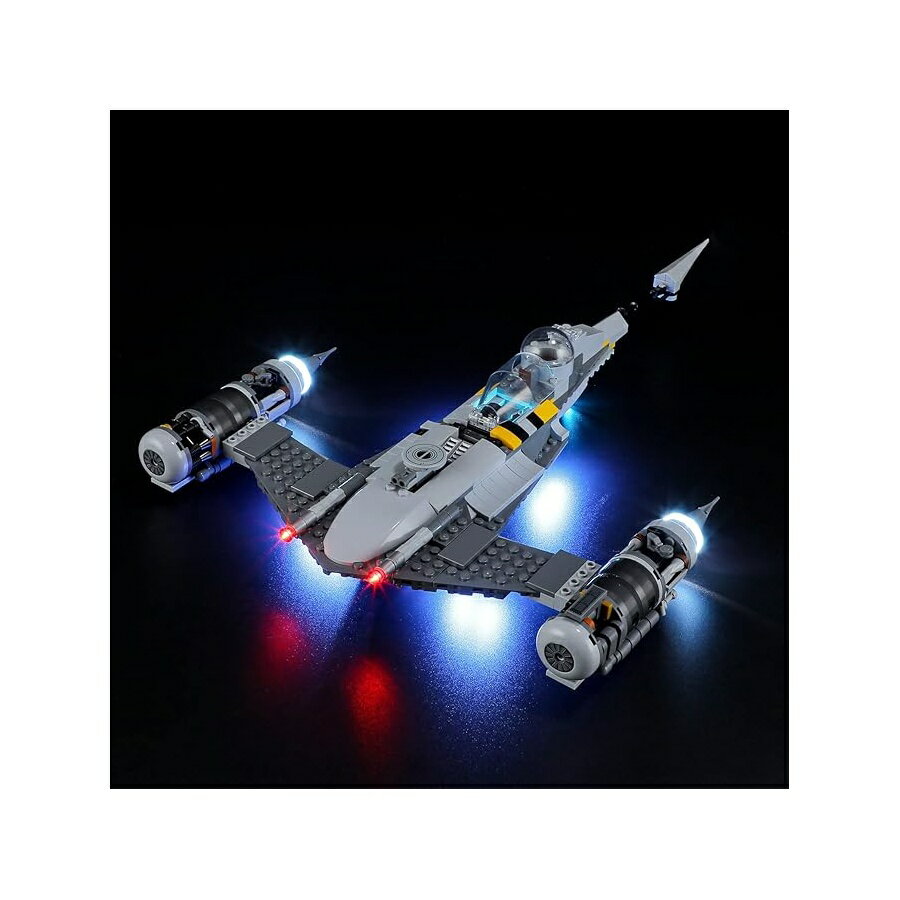 樂天商城 - 【レゴモデルは含まれません カスタム用ライトのみ】 LED照明キット LEGO-75325 マンダロリアン N-1 スターファイター用 レゴ スターウォーズ レゴ互換性 BRIKSMAX Led Lighting Kit for LEGO-75325 The Mandalorian's N-1 Starfighter
