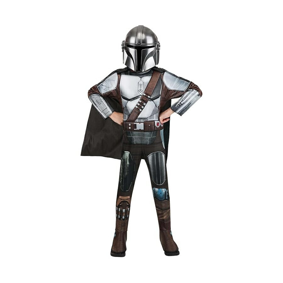 스타 워즈 보이즈 디럭스 만다롤리안 의상 키즈 할로윈 의상 어린이 코스프레 공식 라이센스 상품 STAR WARS Boys Deluxe Mandalorian Costume, Kids Halloween Costume, Child Officially Licensed