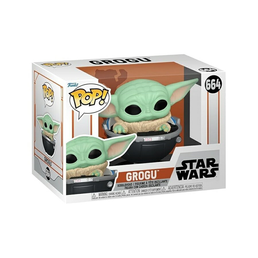 ファンコポップ！ スター・ウォーズ: マンダロリアン S9 グローグー ザ・チャイルド ベビーヨーダ フィギュア ギフトアイデア 公式商品 TV ファン Funko POP! Vinyl: Star Wars: The Mandalorian S9 Grogu The Child Baby Yoda -