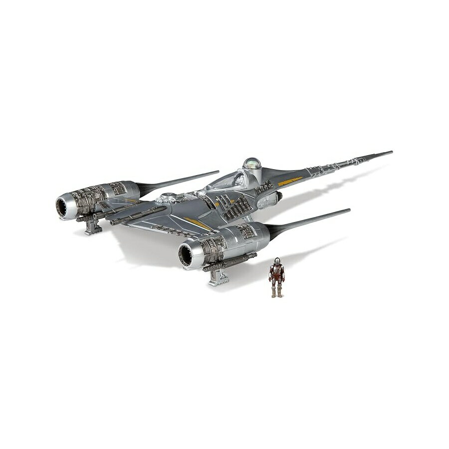 スター ウォーズ マイクロ ギャラクシー スコードロン マンダロリアンの N-1 スターファイター (アルマダ エディション) 5 インチの車両と 1 インチのマイクロフィギュアアクセサリー Star Wars Micro Galaxy Squadron The Mandalorian 039 s N-1 Starfighter (Armada
