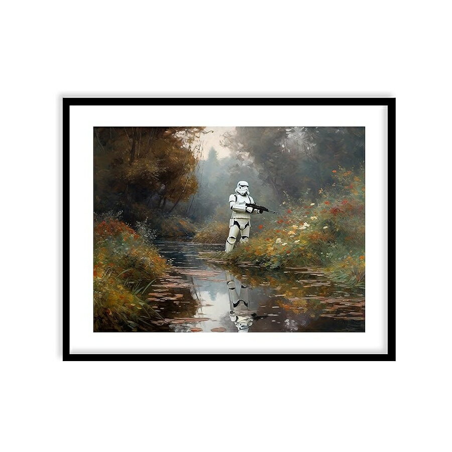 乐天商城 - スター・ウォーズ ヴィンテージスタイル アートプリント 壁装飾用 プレミアムジークレー ホームデコレーション 美的モネにインスピレーションを得たアンティーク花画 ヴィンテージスタイル ウォールアートワーク ポスターデコレーション すぐに額装できます Star Wars