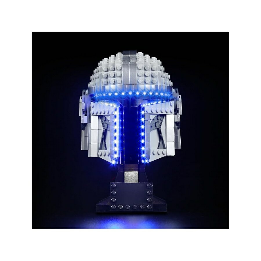  LED ライトキット レゴ マンダロリアン ヘルメット 75328 に対応 クリエイティブ照明セットアクセサリー レゴ 75328 VONADO LED Light Kit Compatible with Lego The Mandalorian Helmet 75328