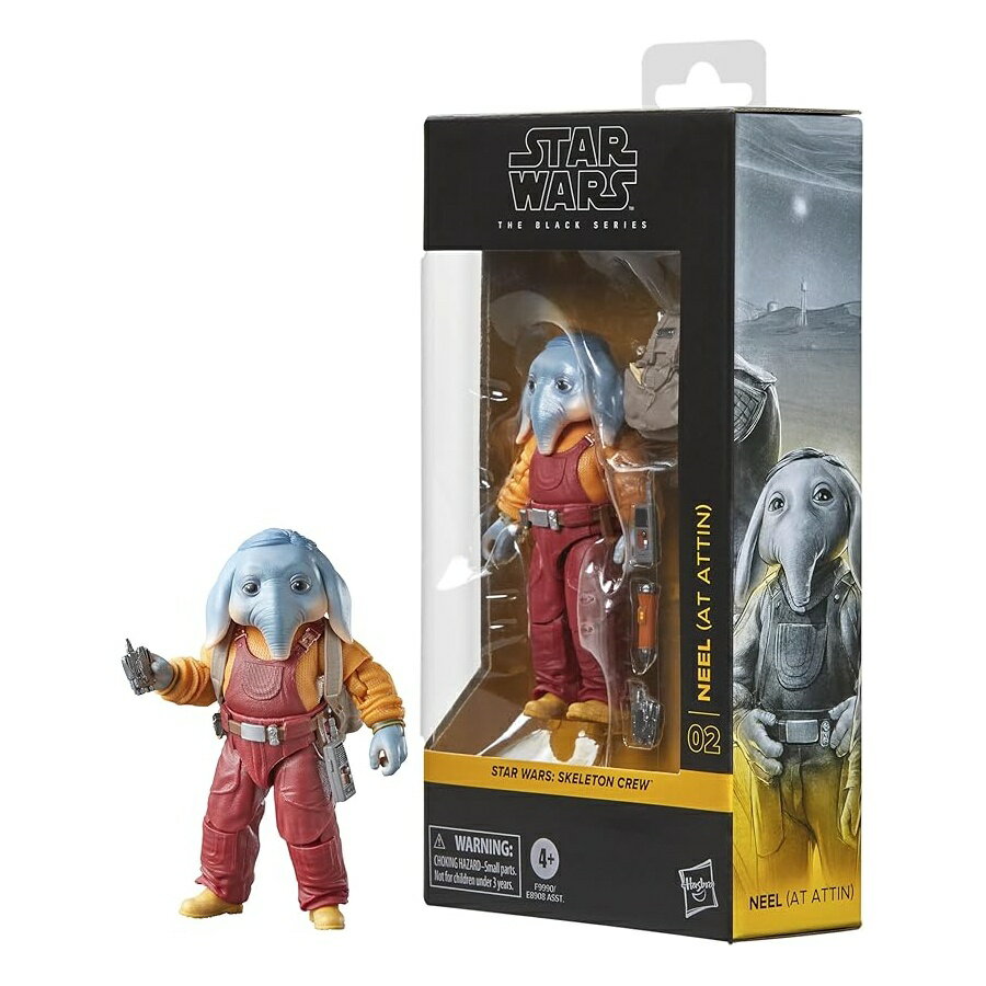 Rakuten - スター・ウォーズ ブラックシリーズ ニール(アット・アティン) スケルトン・クルー 15cm アクションフィギュア Star Wars The Black Series Neel (At Attin) Skeleton Crew 15-cm Action Figure