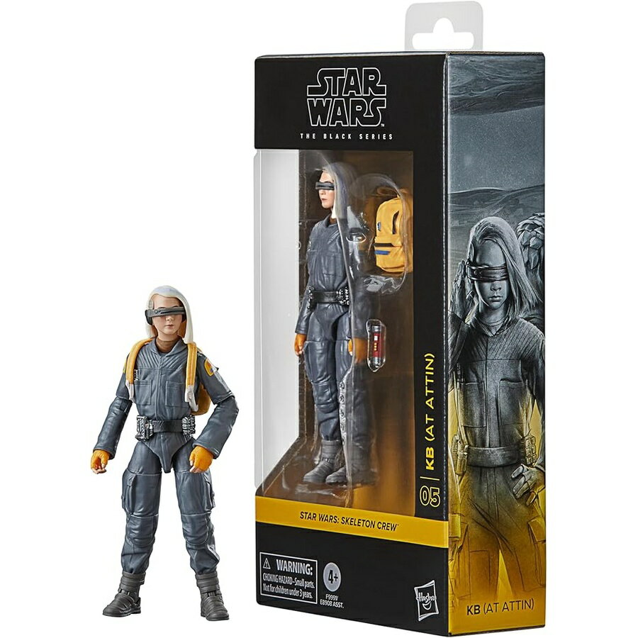 Rakuten - スター・ウォーズ ブラックシリーズ KB(アット・アティン) スケルトン・クルー 15cm アクションフィギュア Star Wars The Black Series KB (At Attin) Skeleton Crew 15-cm Action Figure