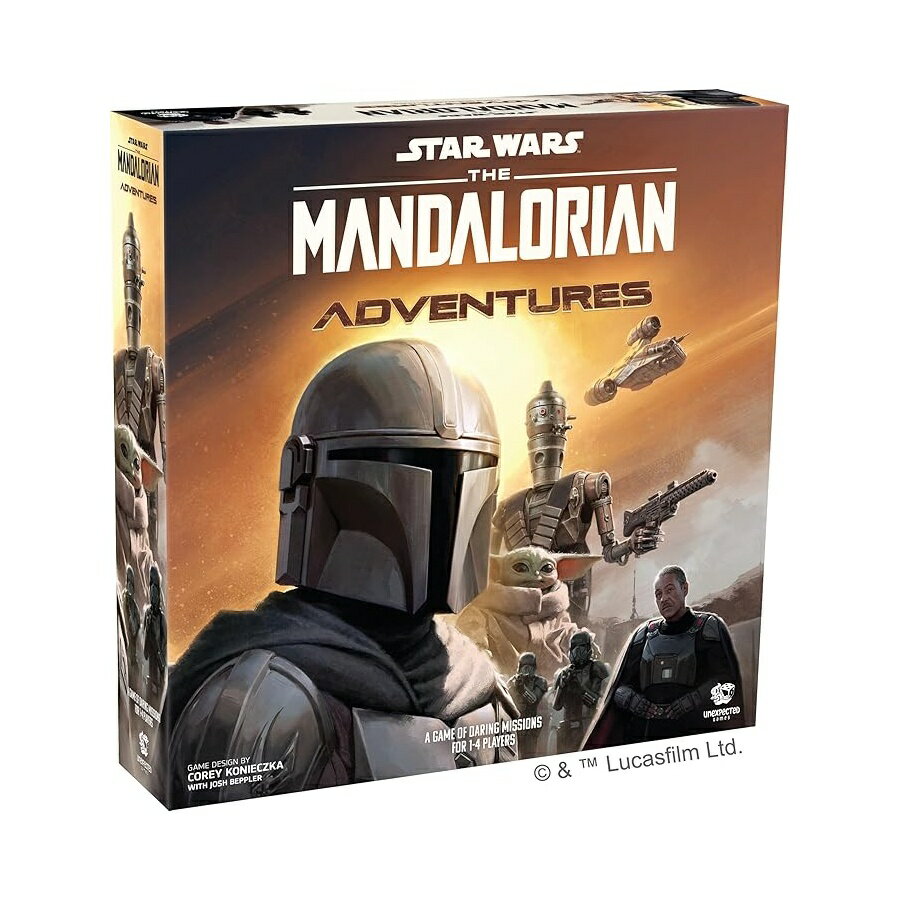 Asmodee スター・ウォーズ: マンダロリアン・アドベンチャーズ ボードゲーム シーズン 1 からインスピレーションを得た協力ミッション 子供と大人向けの戦略ゲーム 対象年齢 12 歳以上 プレイヤー 1 〜 4 人 プレイ時間 30 〜 60 分 Asmodee Star Wars: The