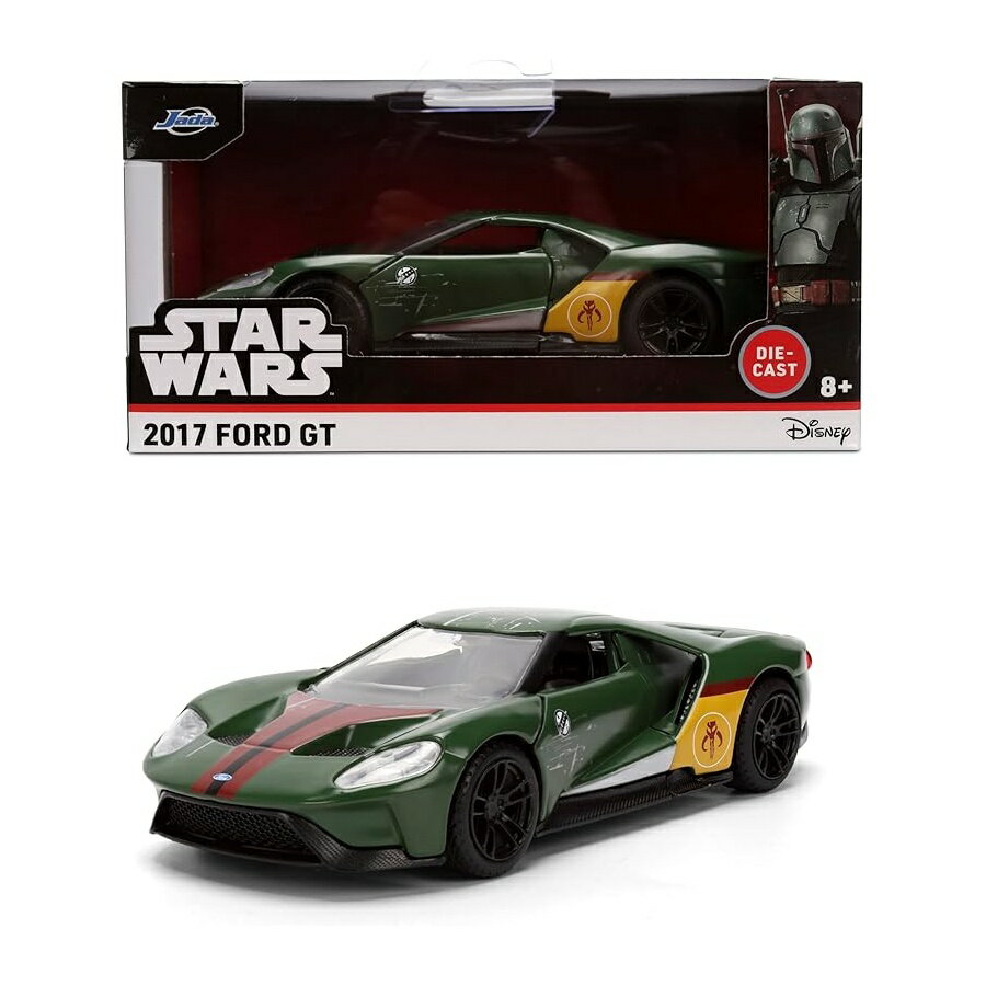 樂天商城 - ジェイダ スター・ウォーズ ボバ・フェット 2017 フォード GT ? 1:32 スケール ハリウッド ライド ダイキャスト 収集価値のある車のおもちゃ ? コレクターとファンのためのおもちゃ Jada Star Wars Boba Fett 2017 Ford GT ? 1:32 Scale Hollywood Rides Die-Cast