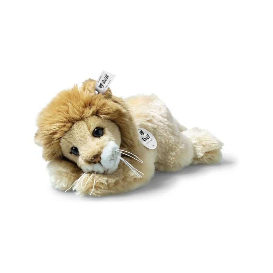 乐天商城 - シュタイフ リトルフレンド レオ ライオン ぬいぐるみ ブロンド Steiff Little Friend Leo Lion Plush, Blond