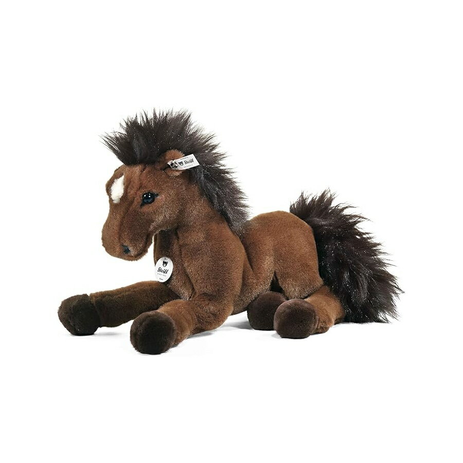 Steiff Hanno ぶら下がりハノーファー ぬいぐるみ ブラウン Steiff Hanno Dangling Hanoverian Plush, Brown