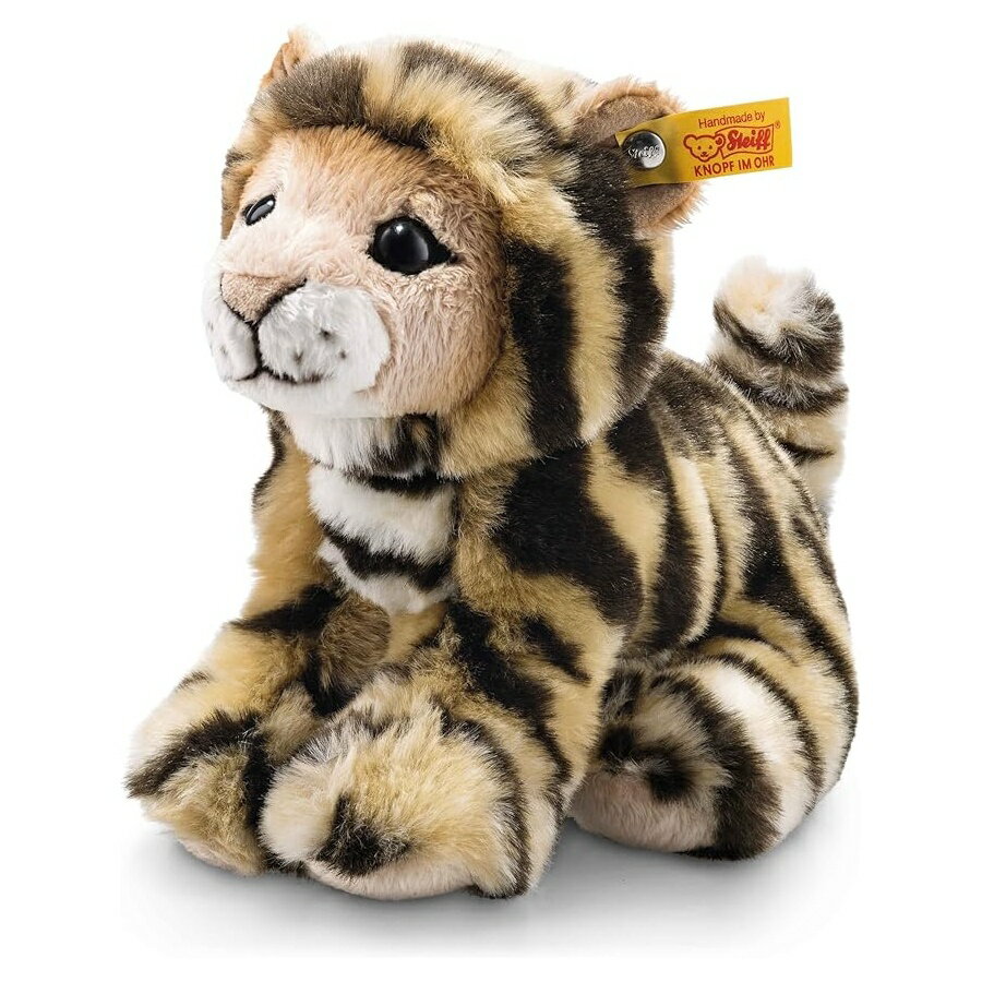 乐天商城 - シュタイフ ビリータイガー ぬいぐるみ ストライプ 084102 Steiff 084102 Billy Tiger Plush Animal Toy, Striped