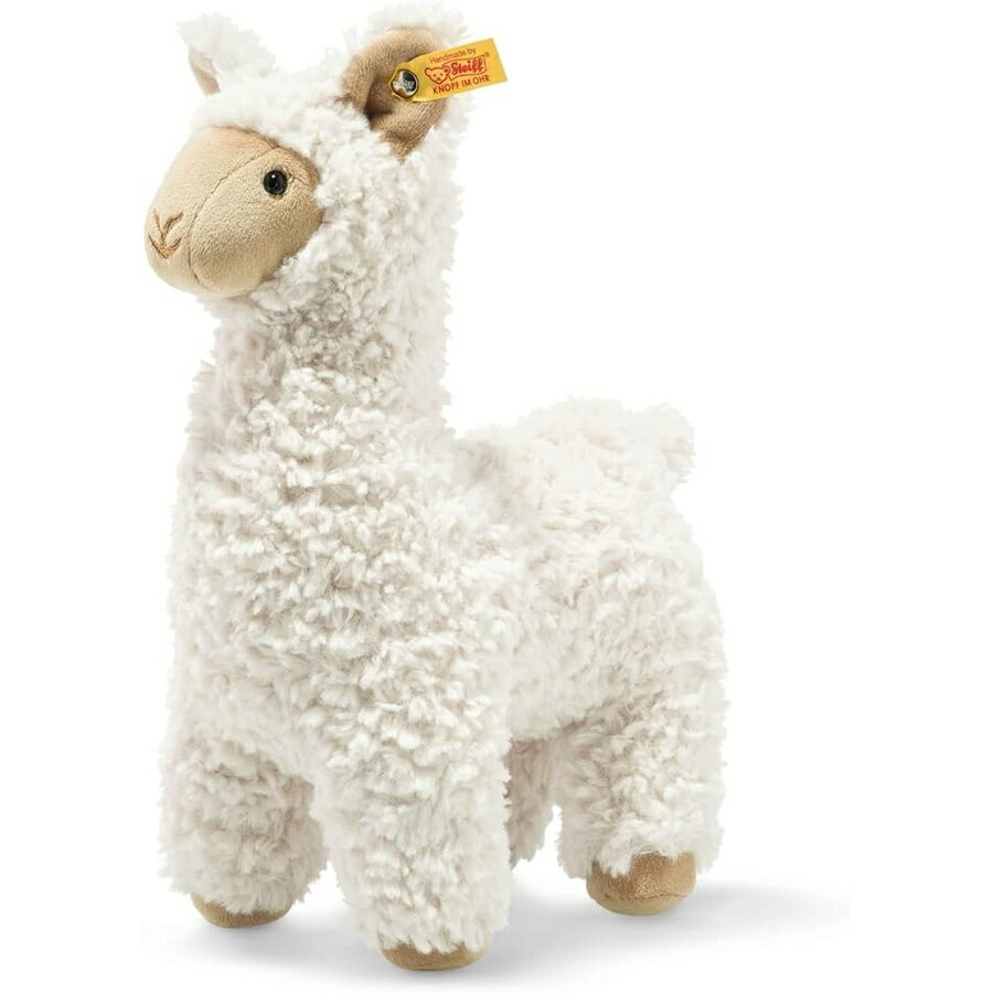 Rakuten - シュタイフ 1880 年以来手作りのプレミアム プラッシュ クラシック ぬいぐるみ 11 インチ レアンドロ ラマ Steiff Handcrafted Since 1880 Premium Plush Classic Stuffed Animal 11