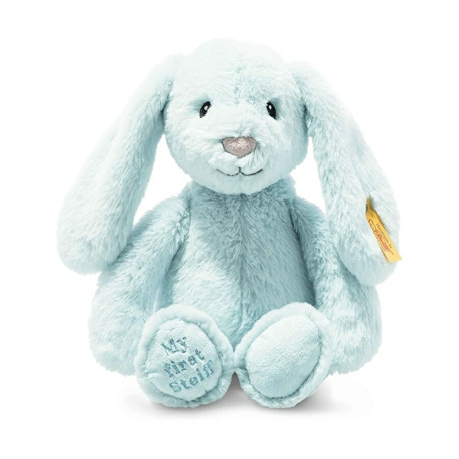 シュタイフ 1880 年以来手作りのプレミアムぬいぐるみ My First Steiff ぬいぐるみバニー 10 インチ ホッピーウサギ Steiff Handcrafted Since 1880 Premium Plush My First Steiff Stuffed Bunny 10 Hoppie Rabbit