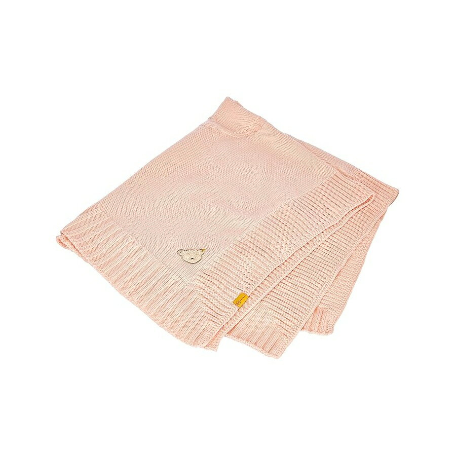 シュタイフ デッケ ブランケット 貝殻ピンク フリーサイズ 女の赤ちゃん 貝殻ピンク フリーサイズ Steiff Decke Blanket, Seashell Pink, One Size Baby Girl, Seashell Pink, One Size