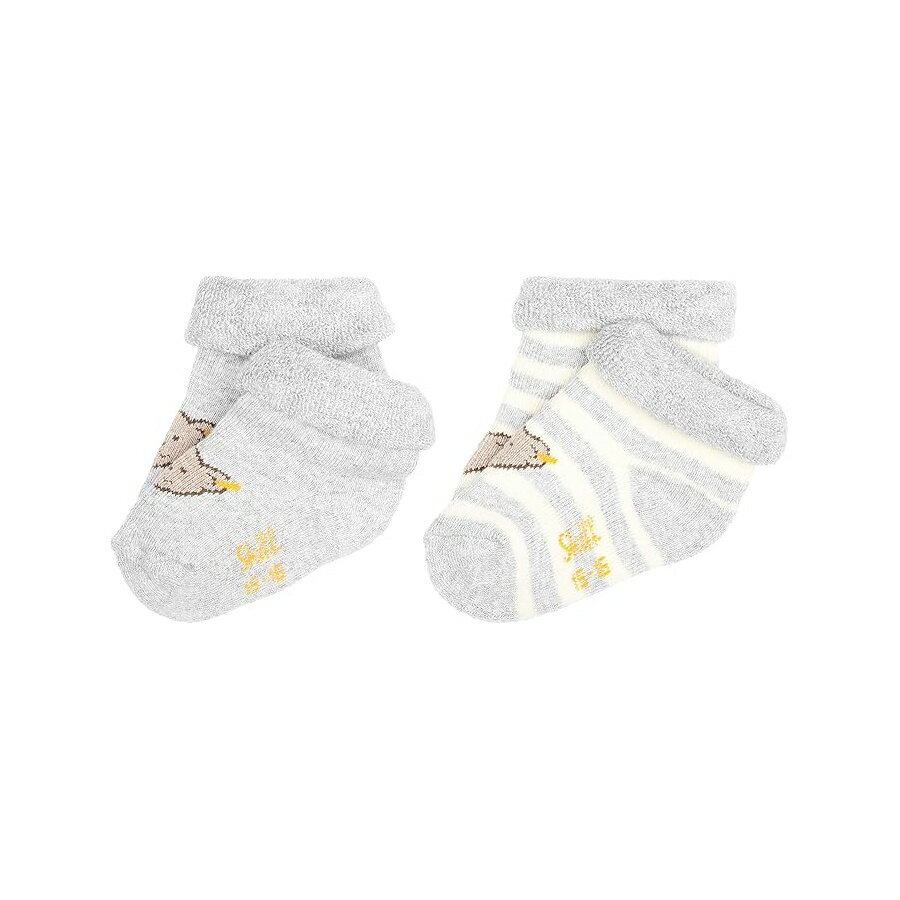 シュタイフ ユニセックス ベビー ベーシック BabySocken 2er パック GOTS Steiff Unisex Baby Basic BabySocken 2er Pack GOTS