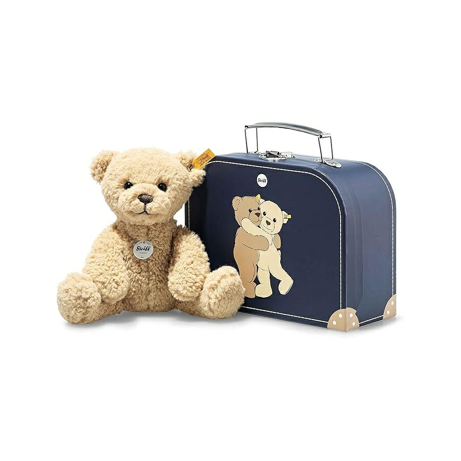 他の シュタイフ はこちら Steiff Ben Teddy Bear in Suitcase, Beige, Premium Stuffed Animal Plush - 2022 Exclusive, Smallシュタイフ スーツケースに入ったベン テディベア、ベージュ、プレミアムぬいぐるみ - 2022 限定、S発送までの目安5〜15日　営業日以内に発送※12月、連休等は物流が混雑し、遅延する場合がございます。予めご了承ください。 商　品　情　報 メーカー Steiff 商品名（英語） Steiff Ben Teddy Bear in Suitcase, Beige, Premium Stuffed Animal Plush - 2022 Exclusive, Small 商品名（翻訳） シュタイフ スーツケースに入ったベン テディベア、ベージュ、プレミアムぬいぐるみ - 2022 限定、S 商品詳細 ・プレミアム品質のぬいぐるみ - スーツケースに入ったベージュのベン・テディベアの高さは8インチで、抱きしめたくなるような柔らかいテディ・フリースで作られています。丈夫な青いスーツケースに梱包されているので、完璧な旅行のお供になります。・最高級の職人技 - シュタイフのテディベアは、実証済みの品質、無害な素材、高品質の仕上がりにより印象的です。当社のテディベアは一生のお友達です。・プレゼントやギフトとして贈るのに最適 - シュタイフは贈り物として特別なメッセージを伝えます。・信頼できる伝統 - 1902年にテディベアを発明して以来、シュタイフは、今後何世代にもわたって大切にされる高級ぬいぐるみのデザインと製造のリーダーであり続けています。・詳細 - テディベアは86度で洗濯機で洗えます。 Fは穏やかなサイクルで。スーツケースの表面は洗えます。 ※メーカーより頂いた商品説明を翻訳しております。翻訳による差異はご了承ください。 ◆ 様々なギフトシーンにぴったりの商品を豊富に取り揃えております ◆ プレゼント　ギフト　クリスマス　母の日　父の日　記念日　誕生日　お誕生日　誕生日プレゼント　敬老の日　記念品　結婚記念日　メモリアルギフト　お祝い　出産祝い　結婚式　結婚祝い　御祝　披露宴　引き出物　引出物　ウェディングギフト　ブライダルギフト　景品　賞品　コンペ景品　ゴルフコンペ　粗品　お中元　御中元　お歳暮　御歳暮　残暑見舞い　引越し　引っ越し祝い　引越し祝い　贈答品　入園祝い　入学祝い　卒業祝い　成人式　就職祝い　昇進祝い　定年退職記念　還暦祝い　卒業記念品　内祝　お返し　お礼　御礼　お祝い返し