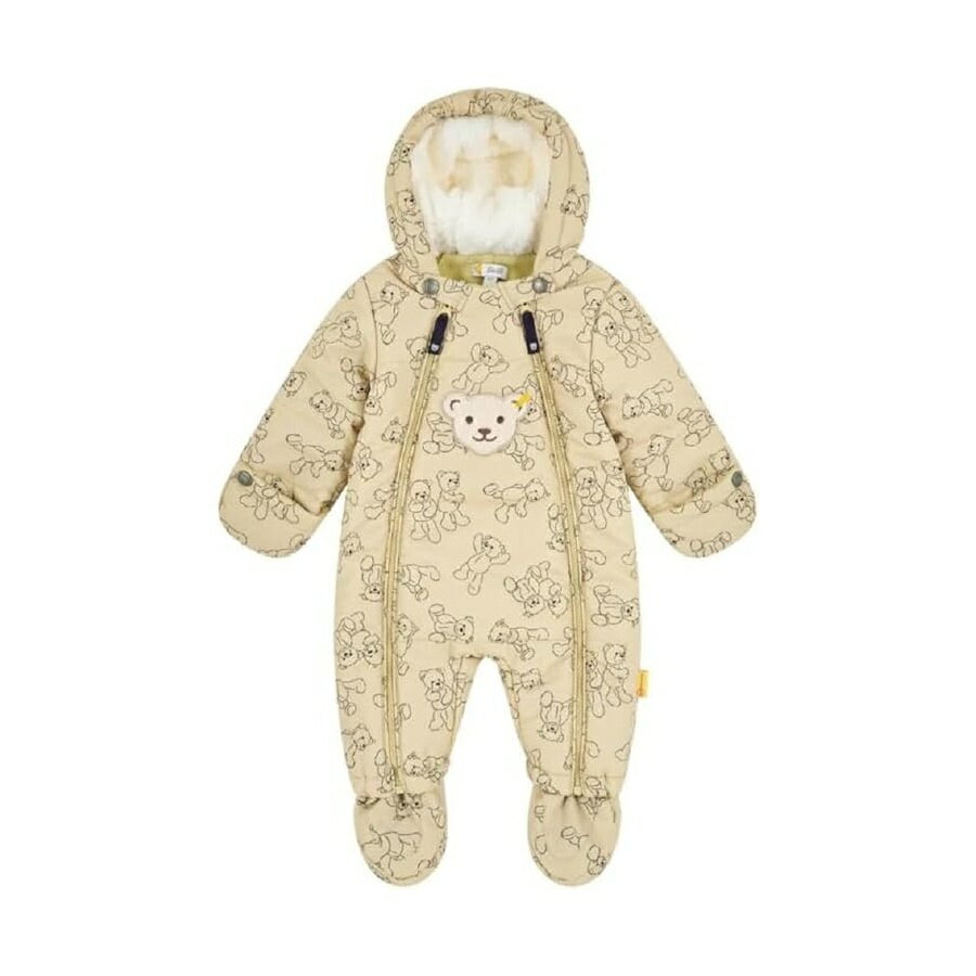 シュタイフ スノースーツ 足付きスノースーツ ベビー-キッズ (1 個パック) Steiff Snowsuit With Foot Snowsuit Baby-Kids (Pack of 1)