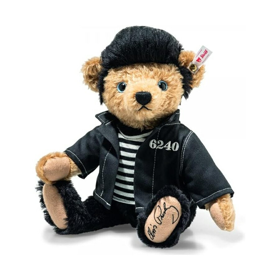 シュタイフ ジェイルハウス ロック 90 周年記念限定版テディベア 13" 356261 Steiff Jailhouse Rock 90th Anniversary Limited Edition Teddy Bear 13" 356261
