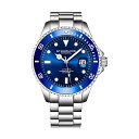 XgD[O IWi rv 792 I[g}`bN jp v EHb` Mens Stainless Steel Automatic Self Wind Dive Watch 200M Water Resistant Unidirectional Ratcheting Bezel Screw Down Crown Sport Watch 792 Series